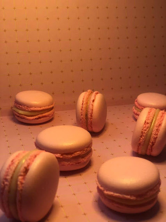 Macarons produzidos em curso profissionalizante